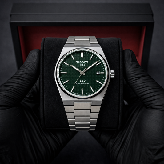 Tissot PRX 1853 | Silver Green | Master Quality | Date working