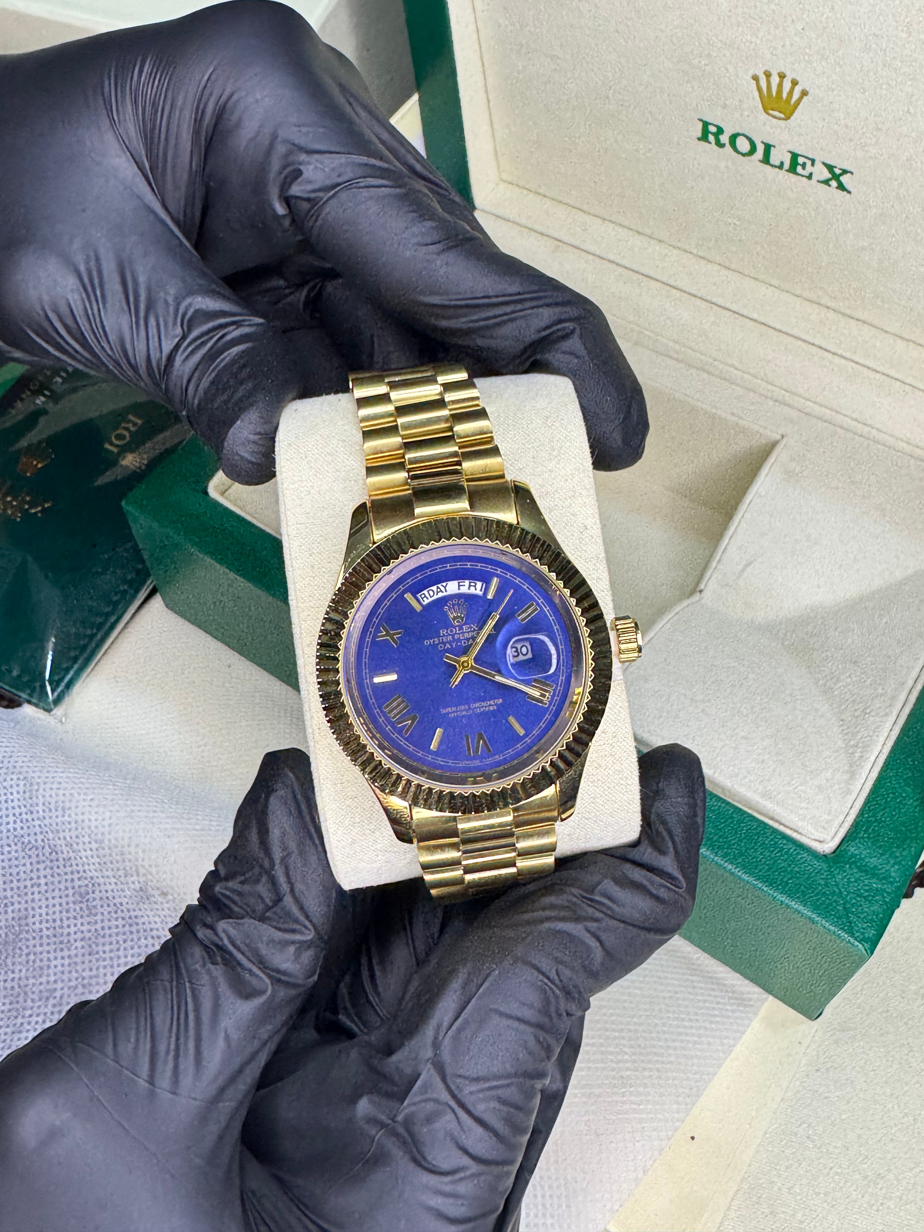 Rolex Oyster Perpetual | Gold Blue | High Grade