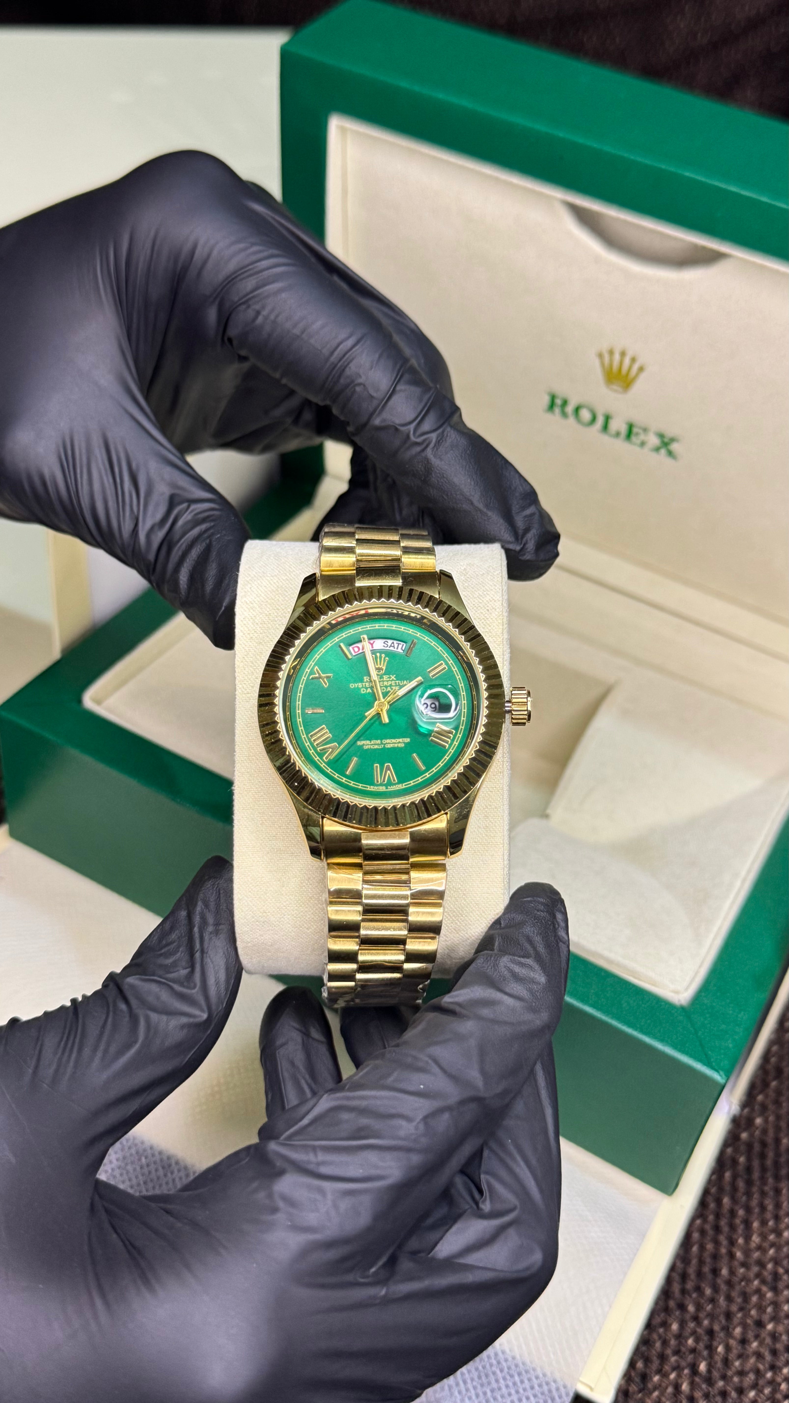 Rolex Oyster Perpetual | Gold Green | High Grade